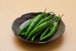 青唐辛子を入れると美味しくなりますよ♪ | 黄さんの手造りキムチ高麗食品